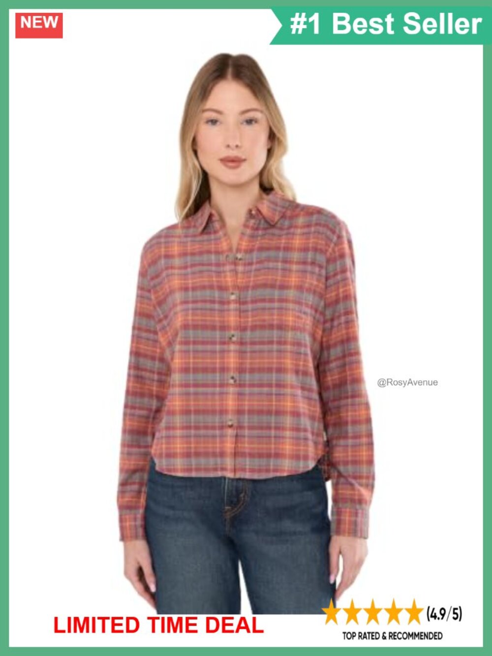 Boxy Fit Herringbone Twill Button-Down Shirt with Peter Pan Collar